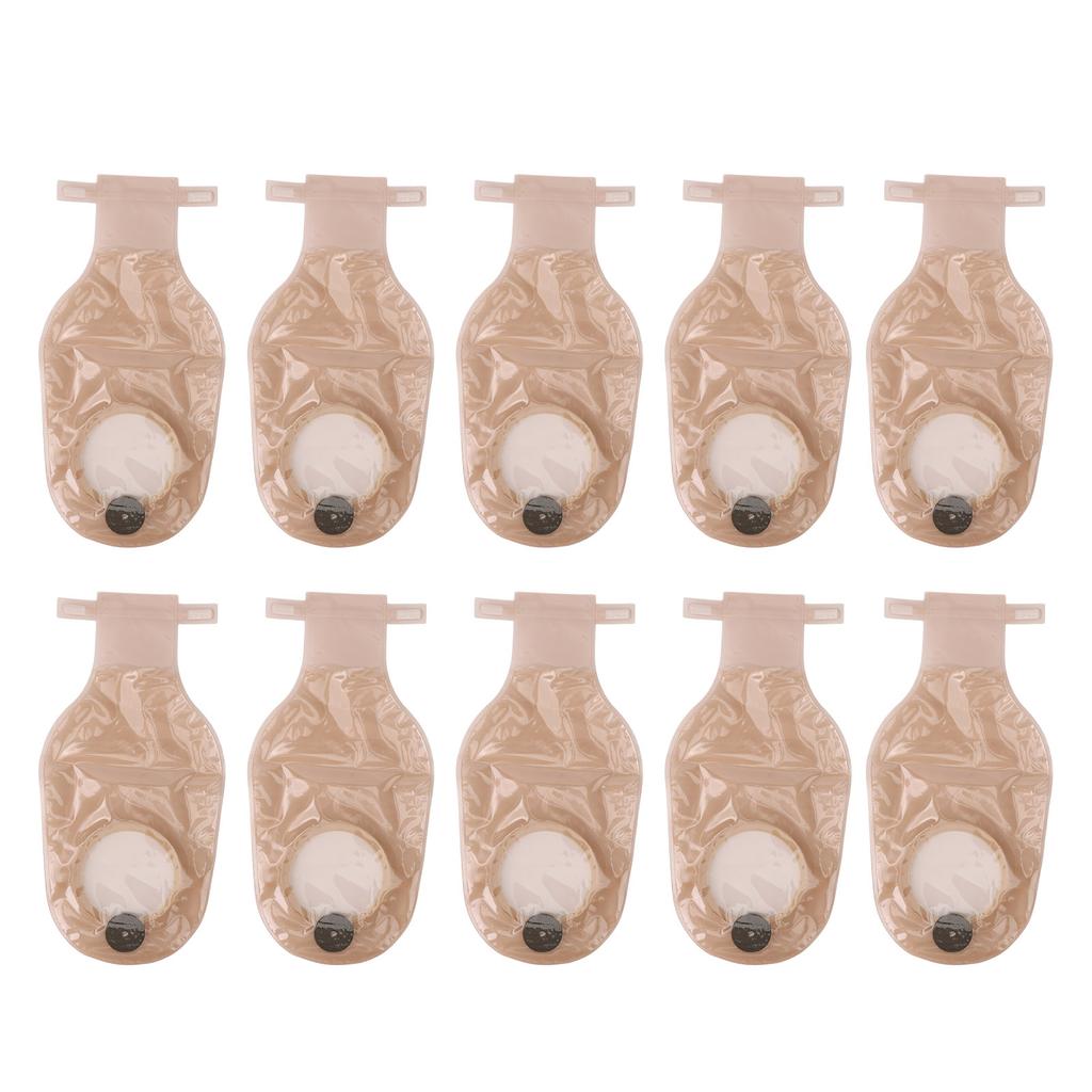 10Pcs Ostomy Drainable Pouch Elderly People Leak Proof Colostomy Ileostomy Bag Supplies