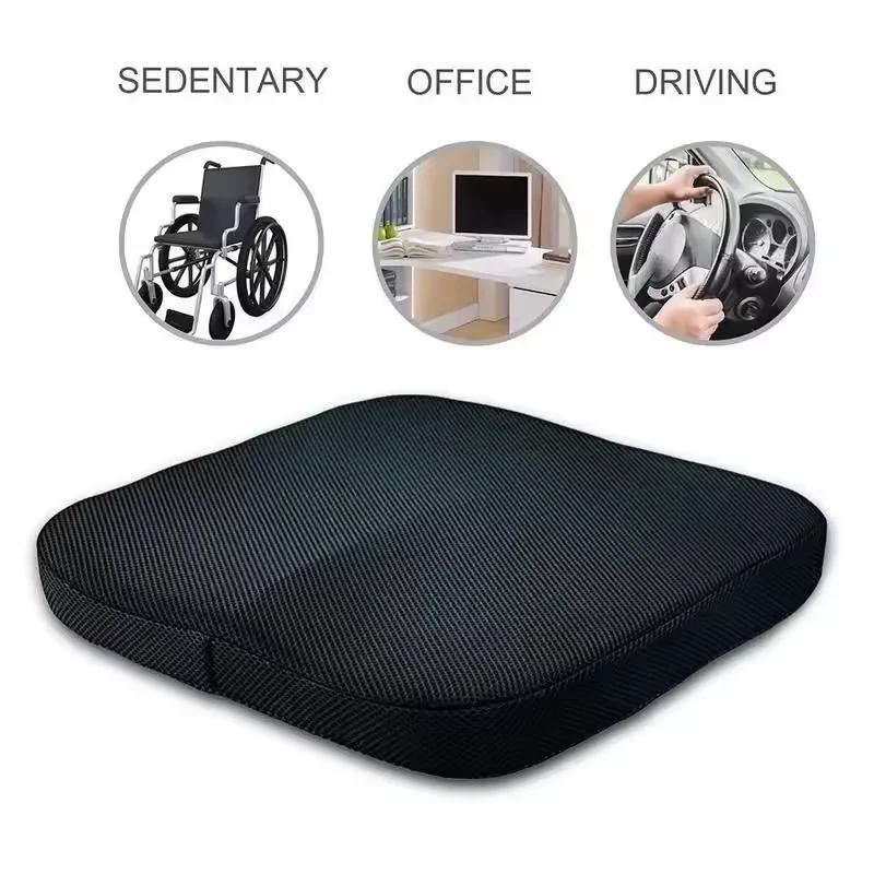 Tailbone Sciatica Back Pain Relief Comfort Office Chair Car Seat Cushion Non-Slip Orthopedic Memory Foam Coccyx Mat