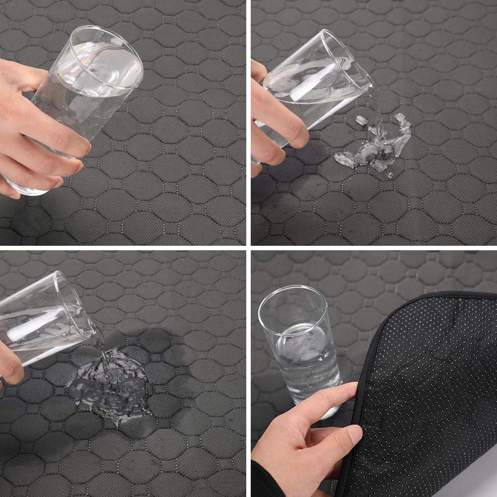 SARACAT Pet Pee Mat Dog Bed Cushion Waterproof Quick Dry Nursing Care Washable Reusable Pee Pad Dog Cat Pet Sheet 2PCS