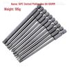 10-Piece Screwdriver Bit Set: Flat, Phillips, Hex, 100mm, S2 Material, BST-005