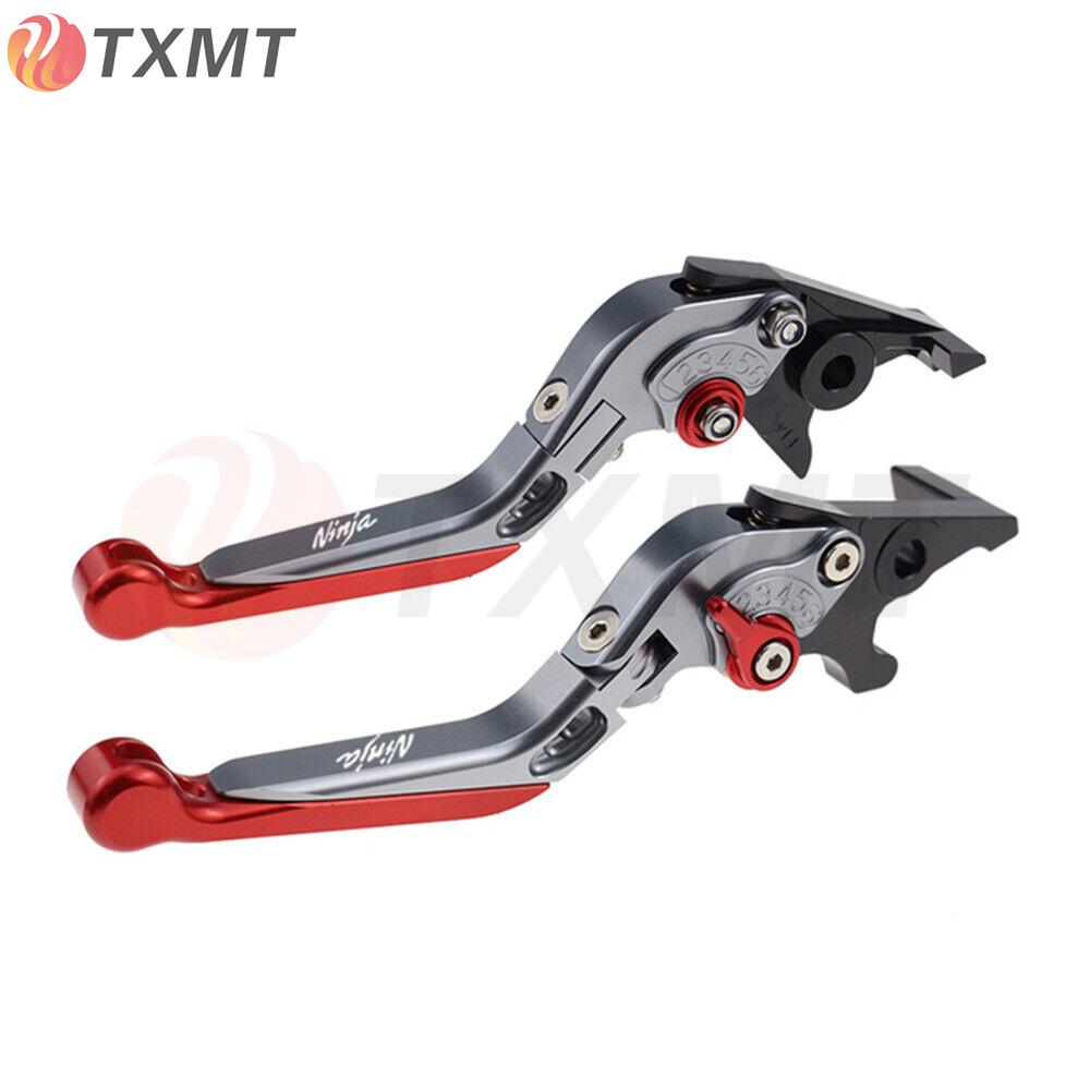 Brake Clutch Levers for Kawasaki Ninja 125/250R/300R/400 Handlebars