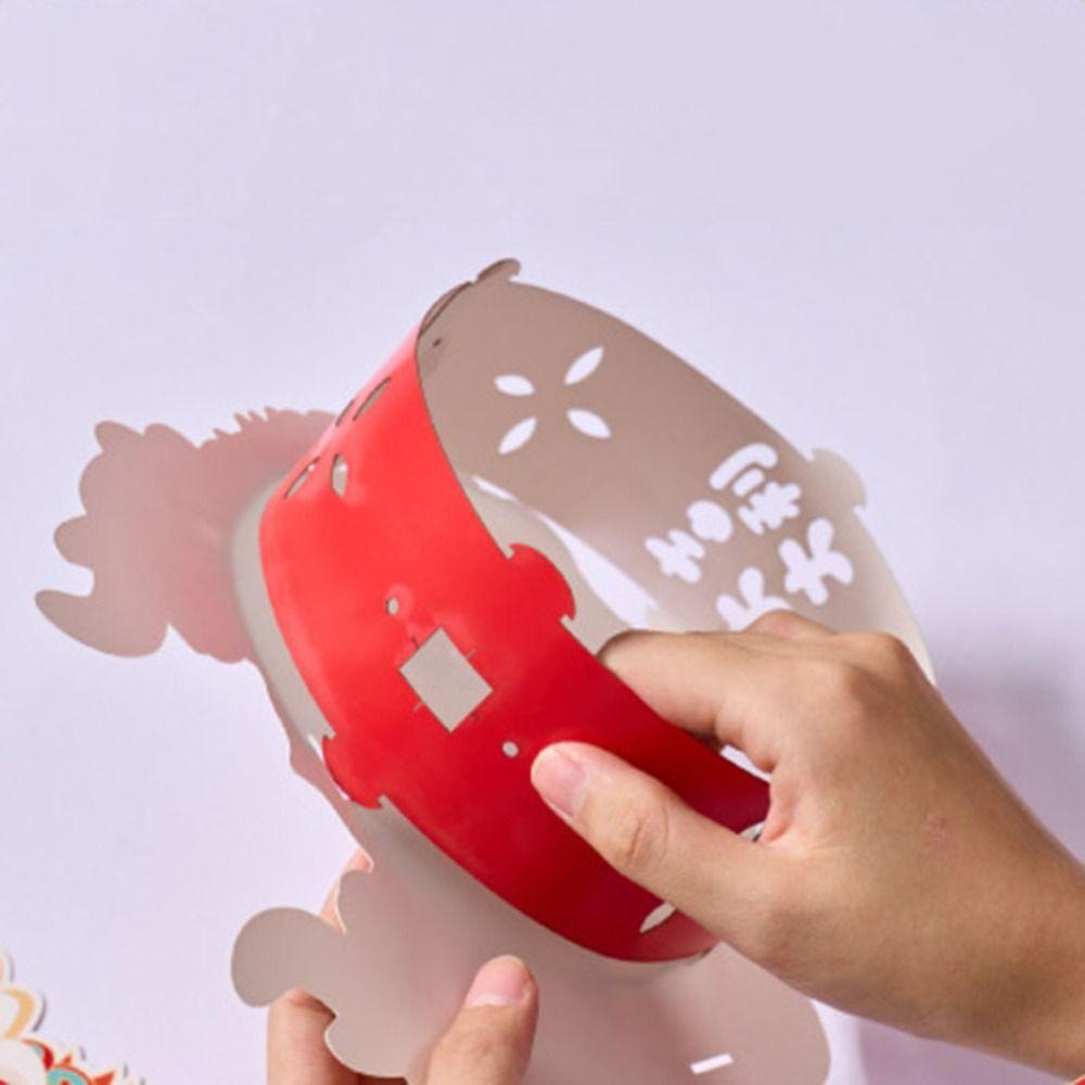 Projectable Projection Lantern Handheld Dragons Head Lanterns  Mid-Autumn Festival