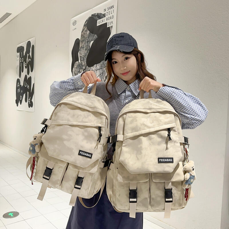 Student Schoolbag College Style Large Capacity Backpack