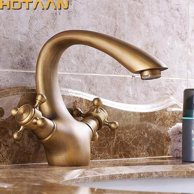Neu Luxus Gold Badezimmer Waschbecken Wasserhahn Waschbecken Mischbatterie Gefäß Wasserhahn 2 Griffe Bad Wasserhahn Waschbecken Wasserhähne Wasserhahn