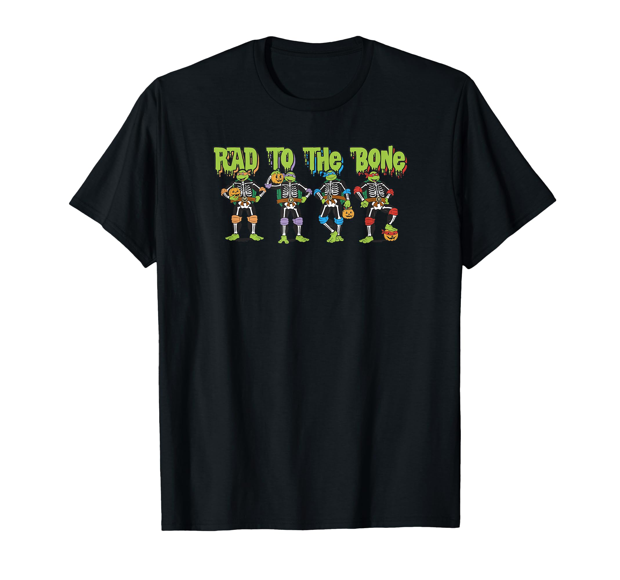 

Teenage Mutant Ninja Turtles Halloween Wheel To The Bone Group T-Shirt