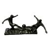 Soccer Player Statue, 3D Printed 2 Men Playing Soccer Figurine, Sports Table Sculpture for Home, Office Decor, Gifts for Sports Lovers, Men