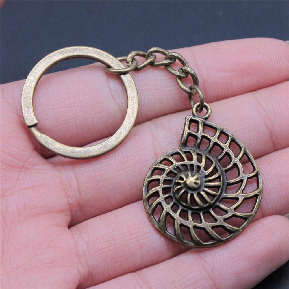 Starfish Shell Turtle Beach Ocean Keychain for Boys Trendy Boho Fathers Day Gift Classic Wallet Accessory