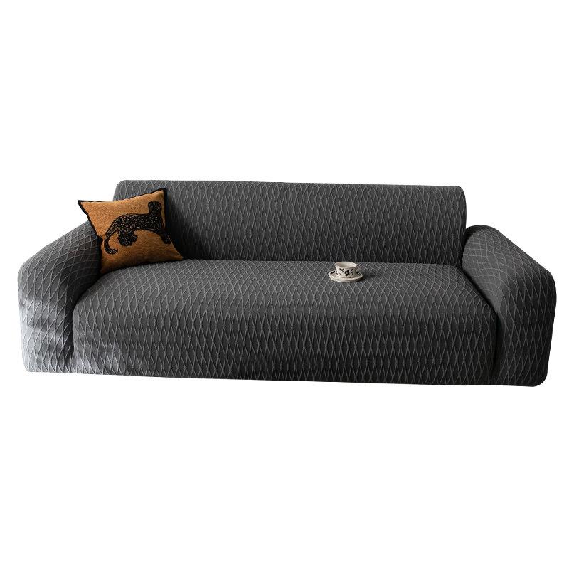 New Sofa Cover All in One Anti Slip Sofa Protective Cover  Four Season Elastic Jacquard Velvet Dust Cover