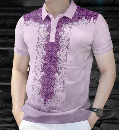 2026 Men's Polo Shirt Men's Asian Clothing, Men's Modern Filipino National Polo Shirt Version Polo Shirt