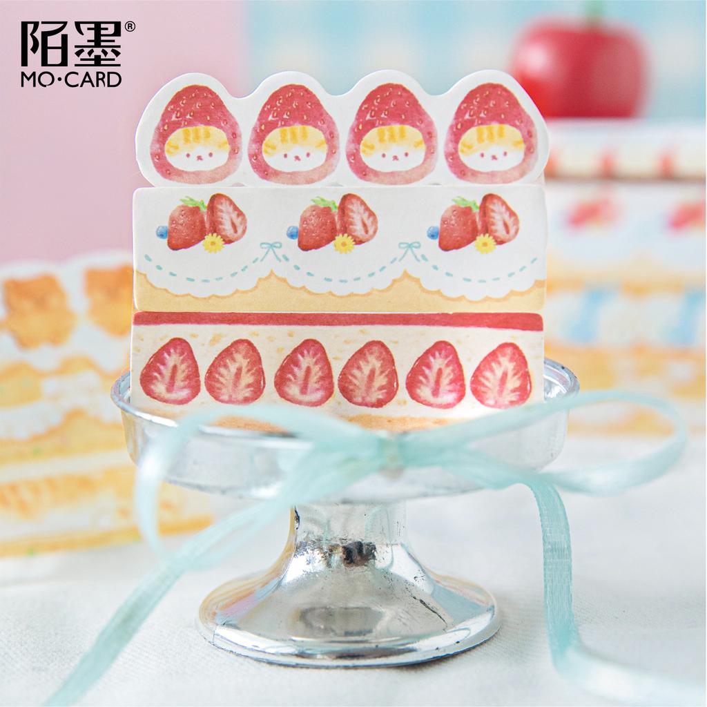 Special-shaped Index Sticky Notes, Dingding Cake Shop Series, Student Classification Key Mark Message Stickers Cute Stationery