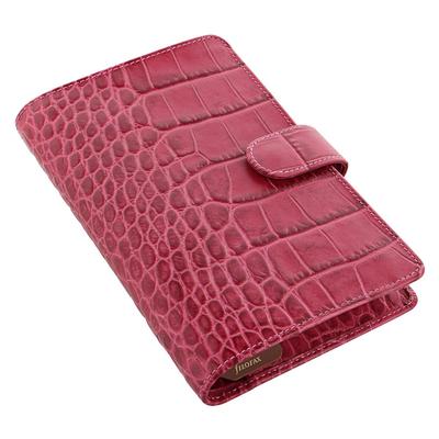 Filofax Filofax Personal Compact Classic Croc Organiser (Fuchsia)