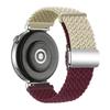 For Huawei Watch GT 4 41mm Universal 18mm Watch Strap Woven Wrist Band with Silver Magnetic Buckle
