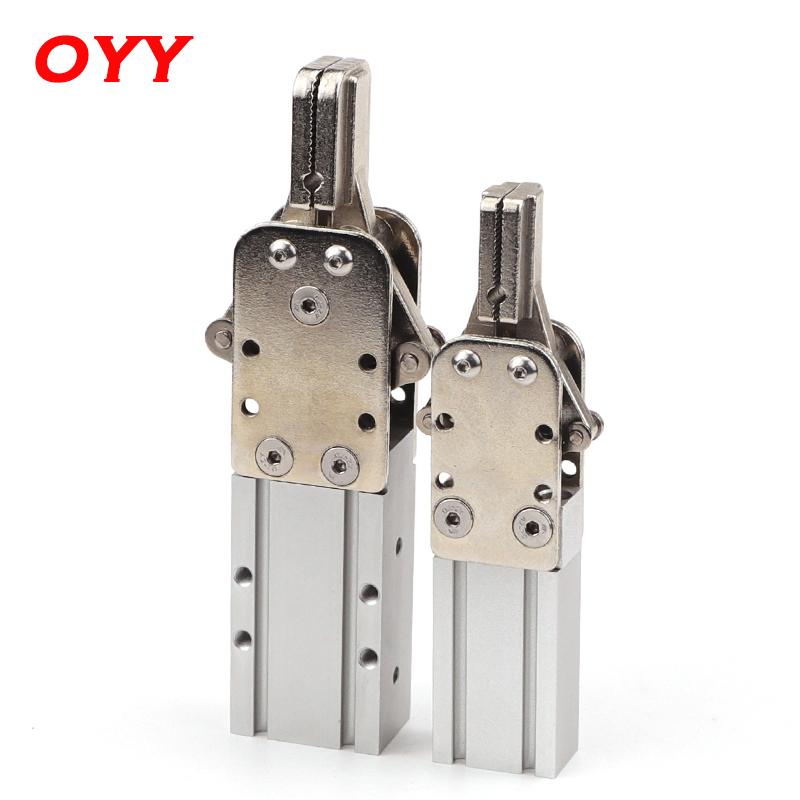 Pneumatic Cylinder Gripper For Robotic Machines Single-acting Double-acting Manipulator End Clamps 2015D 1615D
