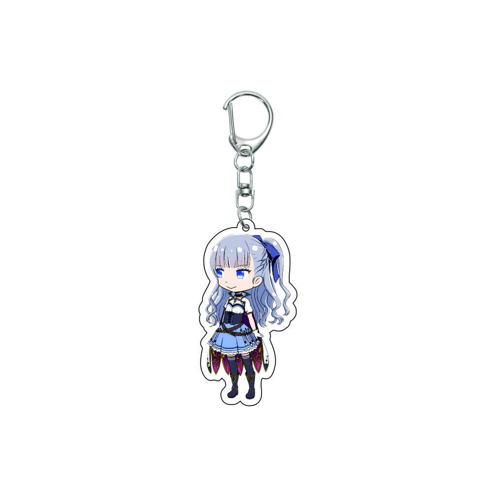 55MM Anime banG Dream Keychain Toyama Kasumi/Saya Yamabuki/Hanazono Tae Key Chain Acrylic Model Plate Christmas Gifts