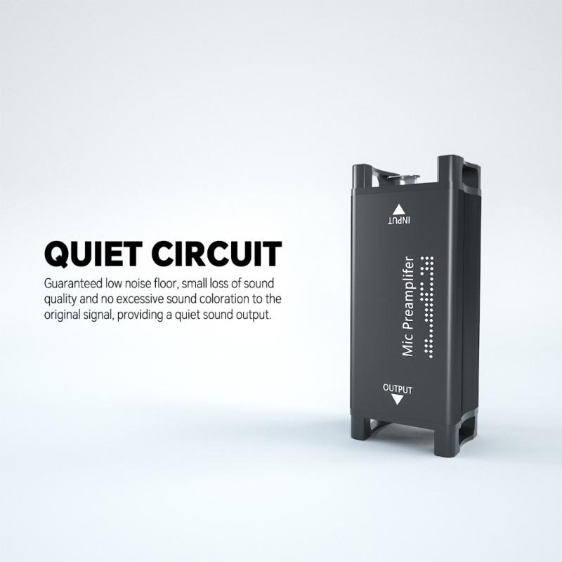 Microphone Preamplifier 25dB For Dynamic And Ribbon Mics For Studio Recording Or Live Sound