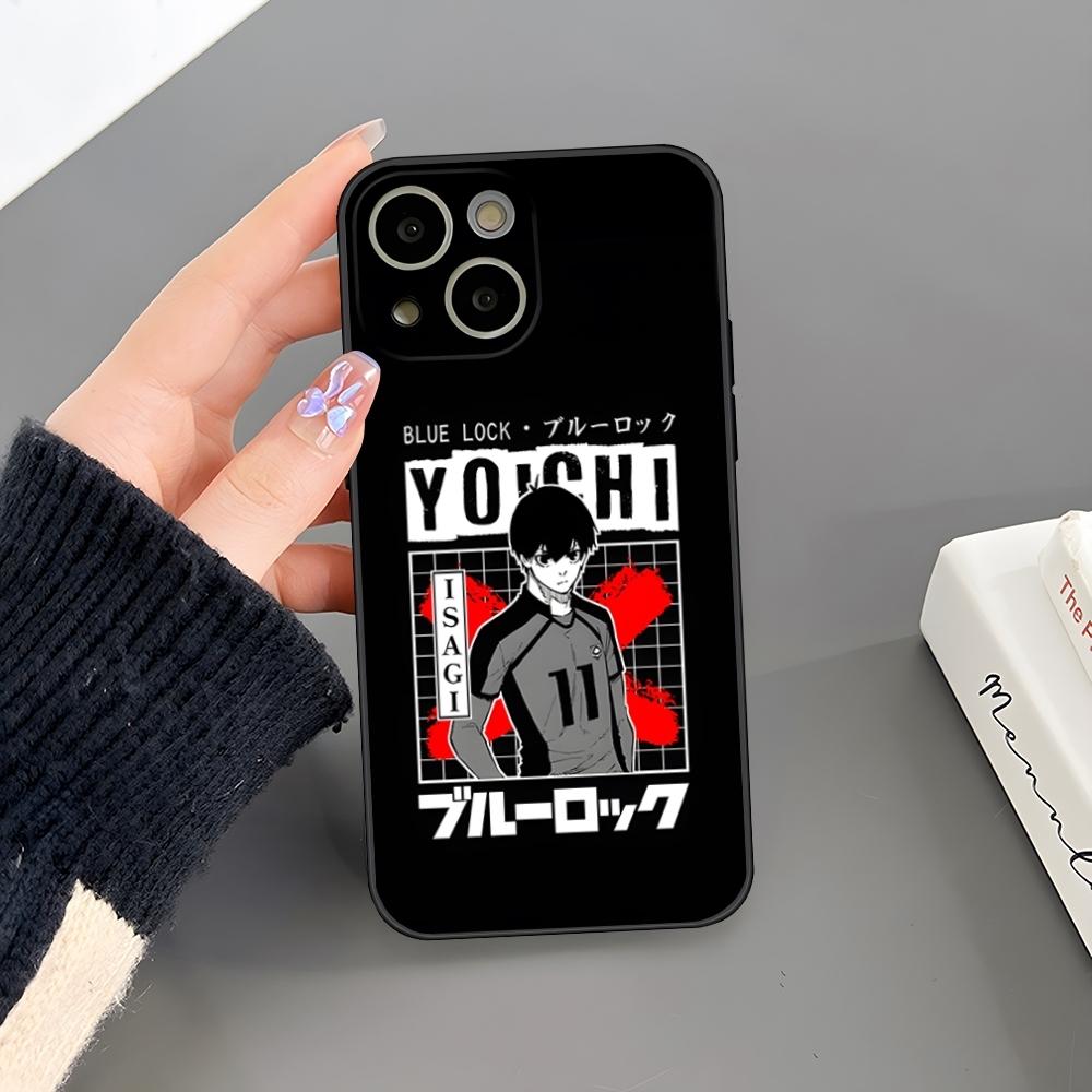 Blue Lock Anime Phone Case For Iphone 16 Plus 15 14 Pro Max 13 Mini 11 12 Xr X Xs 6 7 8 SE Plus Back Cover