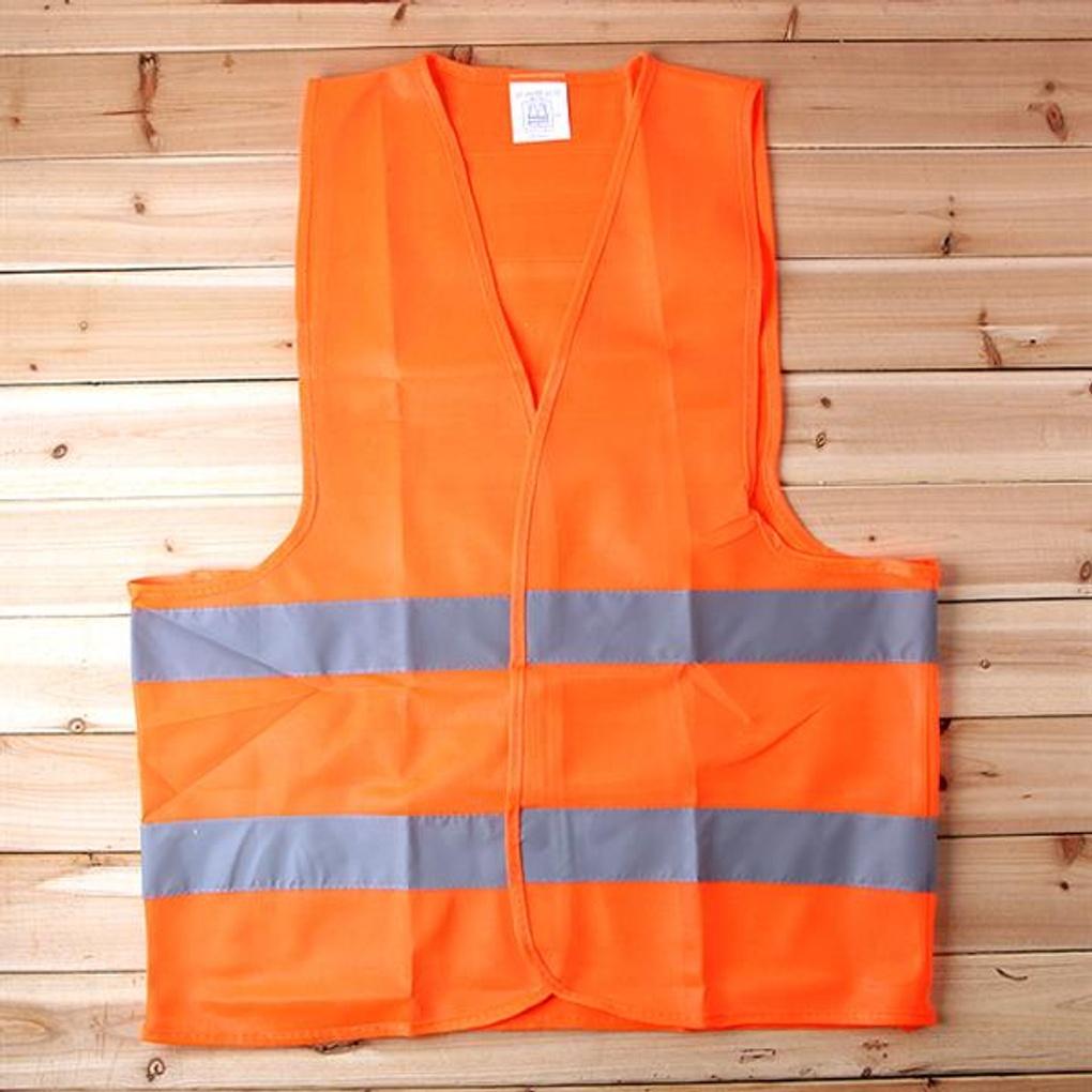 Oranžová fluorescenční bezpečnostní pracovní oděv/prevence úrazů bezpečnostní vesta bezpečnostní oblečení