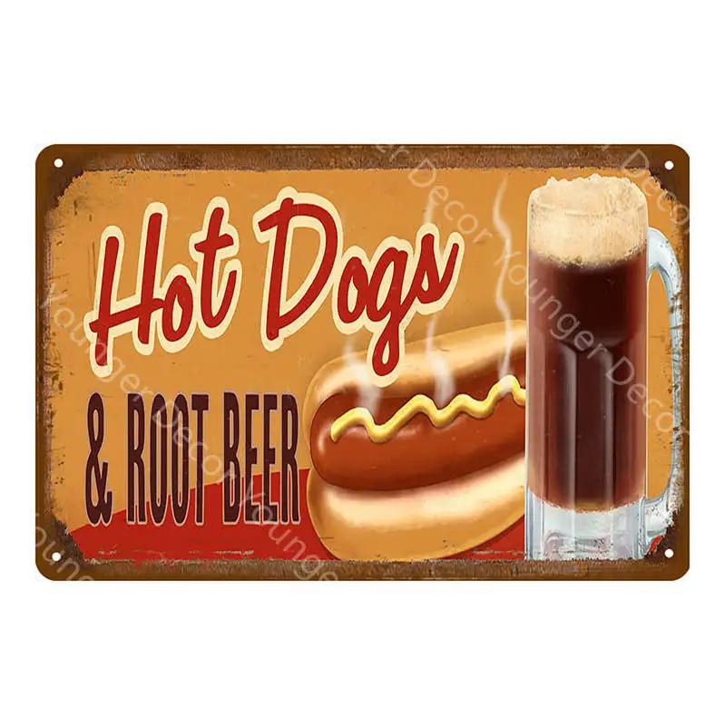 Wonder Bread Metal Signs Handmade Pies Vintage Poster Kitchen Decor Cafe Bar Shop Decorative Plate Food Cook Wall Sticker YI-154