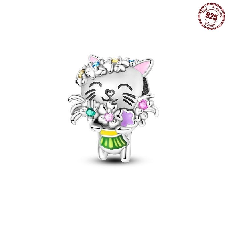 Anhänger Kupfer Original Armbänder Katze Hund Haus Haustier Anhänger Perlen Fein DIY Schmuckherstellung Frauen Geburtstagsgeschenke