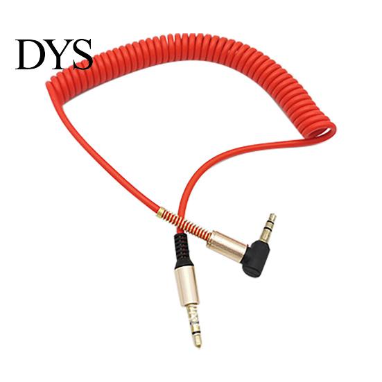 Retractable AUX Extension Wire Audio Cable HIFI Sound Quality Plug Play Clear Telescopic Stretchable 3.5mm Male to Female for Headphone