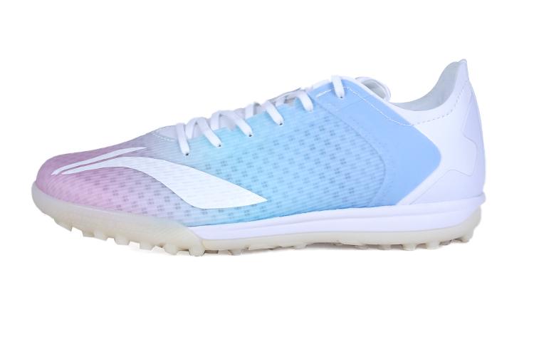 Li Ning Turf Low top Soccer Shoes White Purple Kids ASTR020-1 33