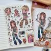 DIY Stickers Deco Stationery Stickers Cute Millennium Anime Story Stickers Phone Craft Stickers