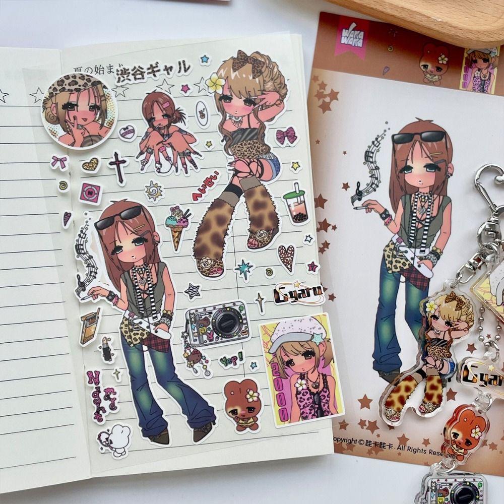 DIY Stickers Deco Stationery Stickers Cute Millennium Anime Story Stickers Phone Craft Stickers