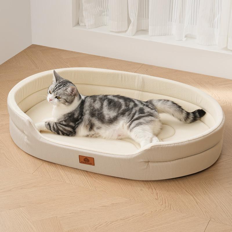 Dog Pet Beds Square Dog Bed For Large Dogs Dog Sofa Beds Waterproof Customized Pet Bed Inner Pad Washable Puppy Kennel Accessory