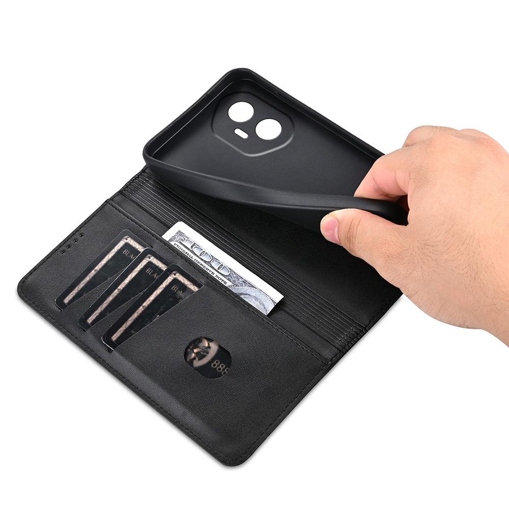 AZNS Für Honor 300 Hülle Rindsleder Textur PU Leder Brieftasche Handyhülle