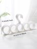 1pc-Plastic Solid Pants Hanger Multifunctional Hanger Pants Hanger Scarf Storage Hange