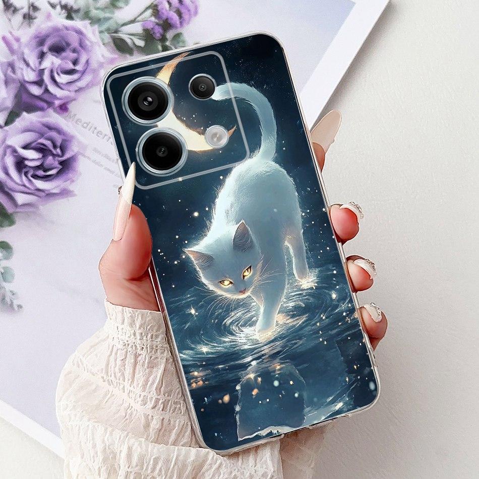 For Xiaomi Poco X6 Pro PocoX6 Elegant Floral Butterfly Phone Case For Poco X 6 X6Pro Soft Silicone TPU Cases