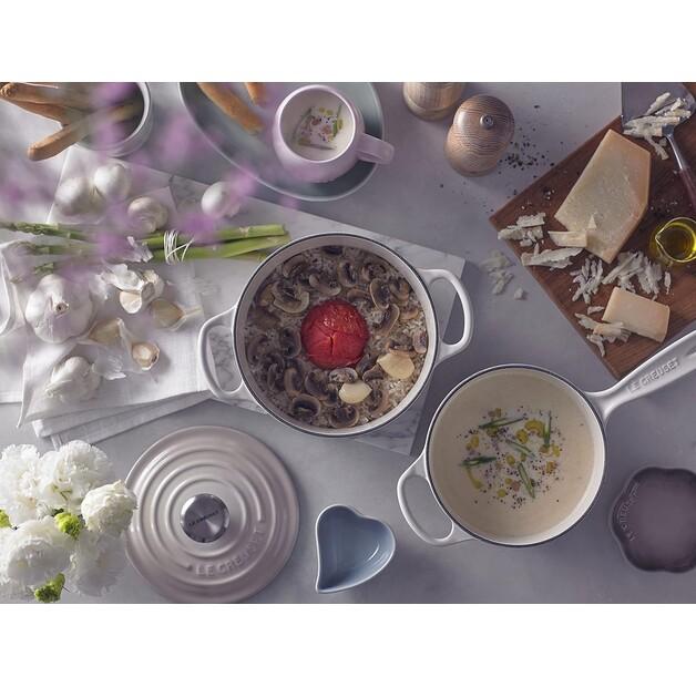 Чугунная жаровня Le Creuset Signature круглая 20 см безе 2,4 л (21177207164430)