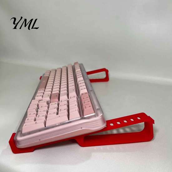 Computer Keyboard Riser 2Pcs Portable Mechanical Stand, Ergonomic Desktop Office Desk Stand Holder, Non-slip Riser, Accessories Base