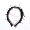 Gothic Punk Goth Headwear Women Headband Girls Rivets Headwear Cosplay Headdress Lace Hair Accessories