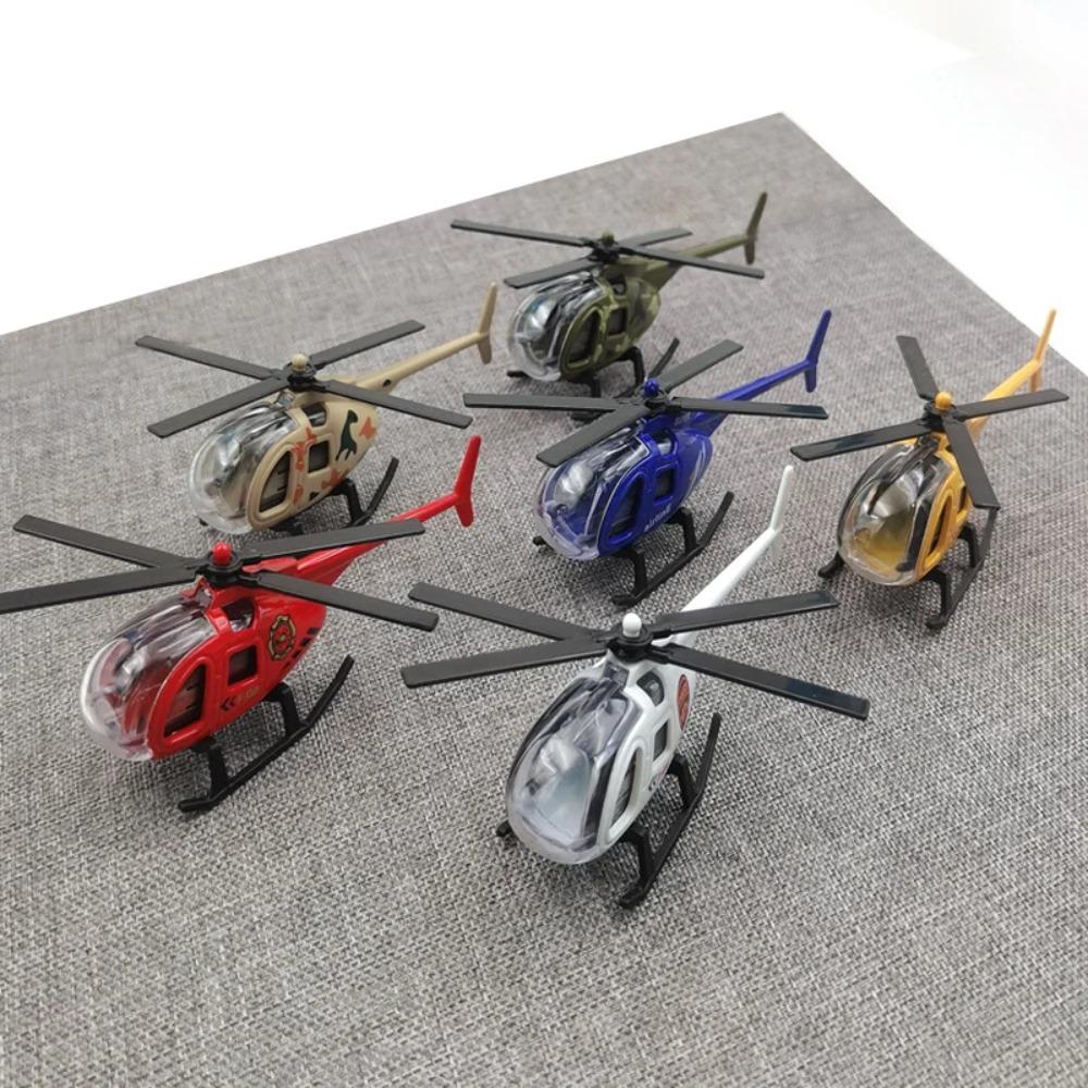Alloy Helicopter Model Toys MINI Aircraft Military Collection Decorations Simulation Airplane Toys for Kids Boys Birthday Gift