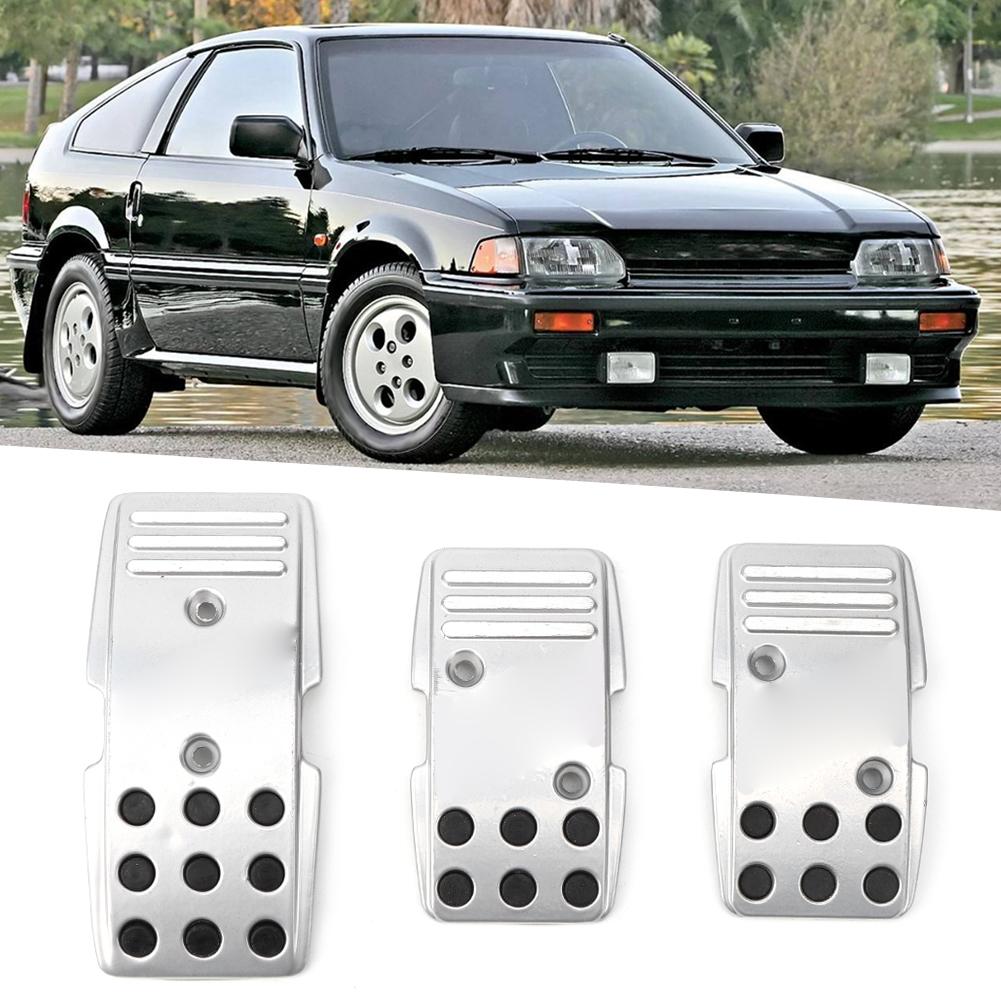 3Pcs R3000 Pedal Cover Set for Brake Clutch Accelerat Non Slip Manual Transmission Racing Sports Car