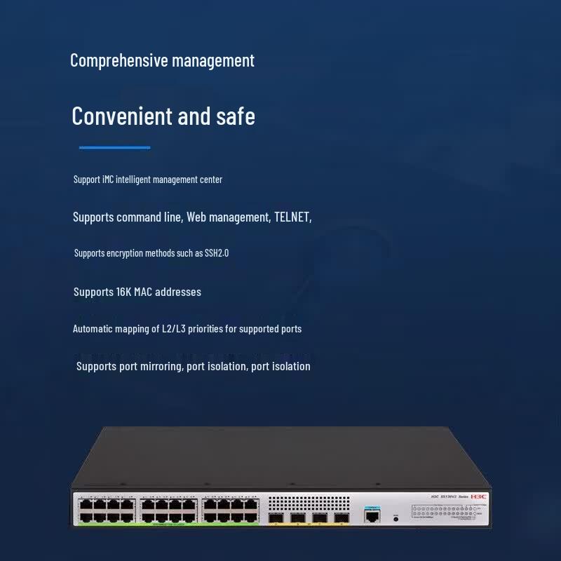 H3C S5130V2-28P-PWR-LI Enterprise PoE Switch
