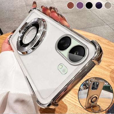 Etui magnetyczne z poduszką powietrzną, odporne na wstrząsy, z obiektywem do Redmi 10 10C 9 9A 13C 12C 12 K50 K60 K70 Pro Redmi Note 13 12 11 10 Pro 9s 13R Xiaomi 14 13 Pro