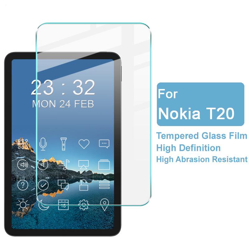 For Nokia T20/T21 IMAK H Series Sensitive Touch 9H Anti-explosion HD Clear Tempered Glass Full Screen Protector