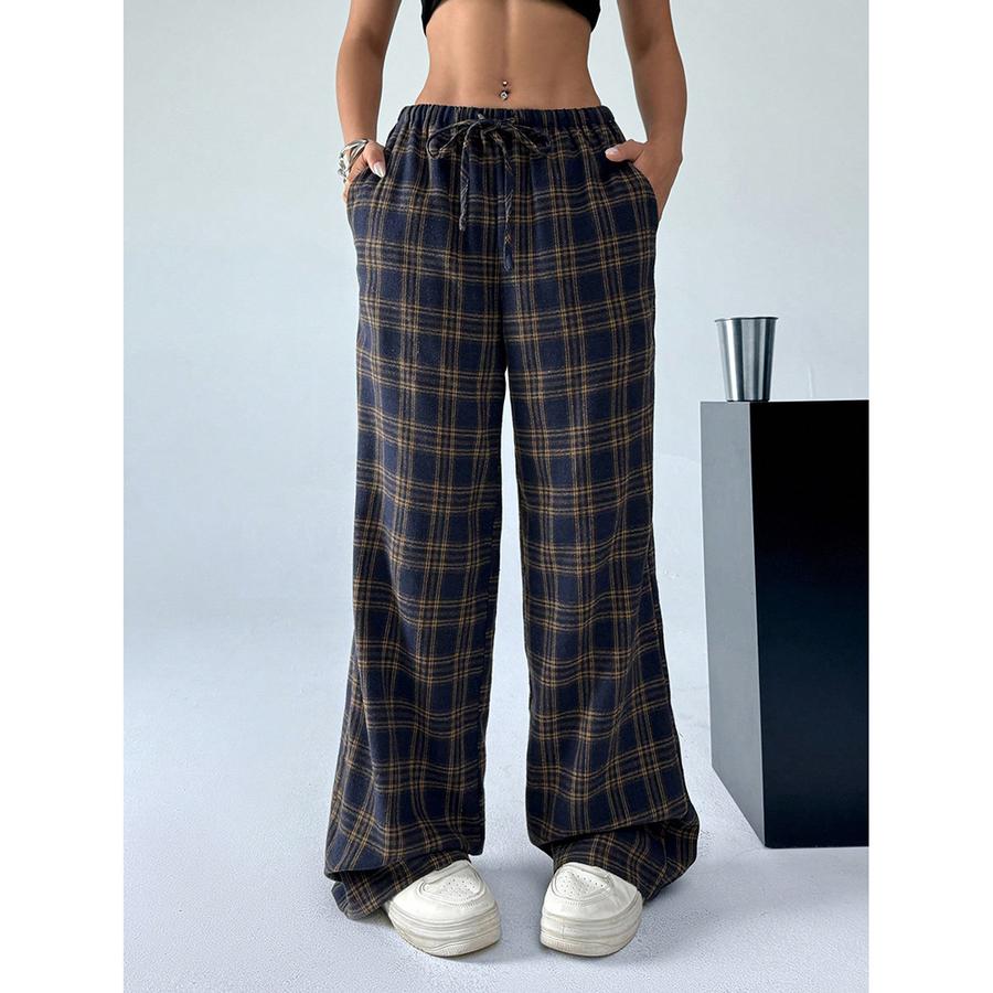 Spring/Autumn Sexy Girl Women's New High Waist Wide Leg Pants Loose Fit Slimming Casual Overknee Long Pants