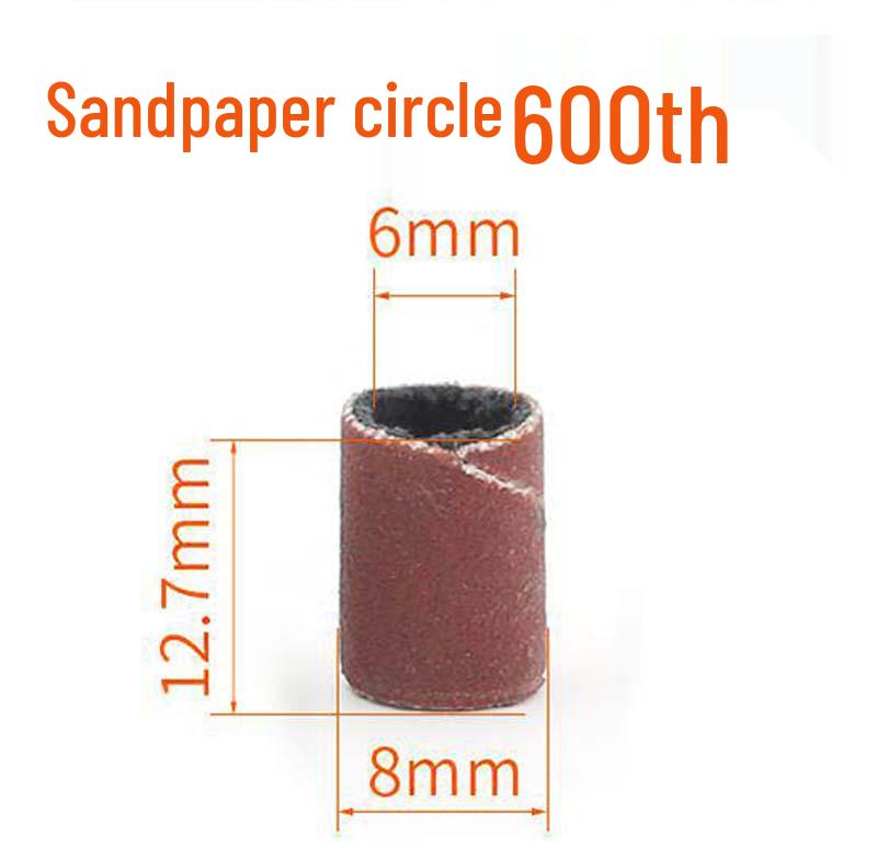 Sandpaper Ring Cloth Grinding Head for Woodworking and Carving Polishing