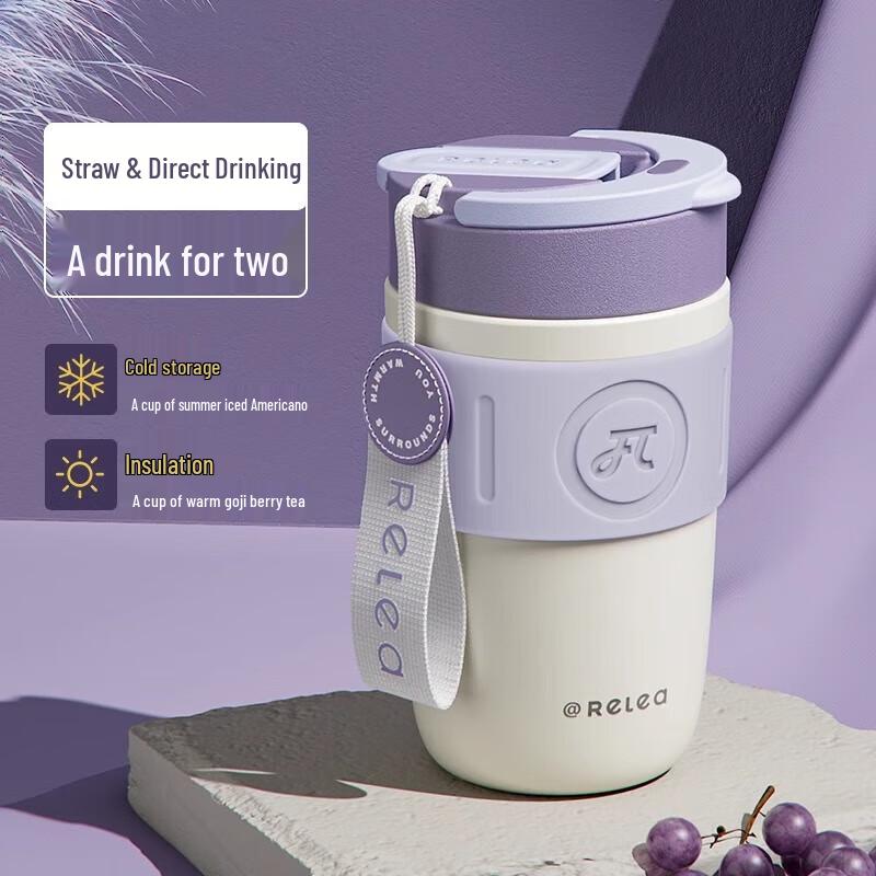 RELEA Starry Insulated Straw Water Bottle
