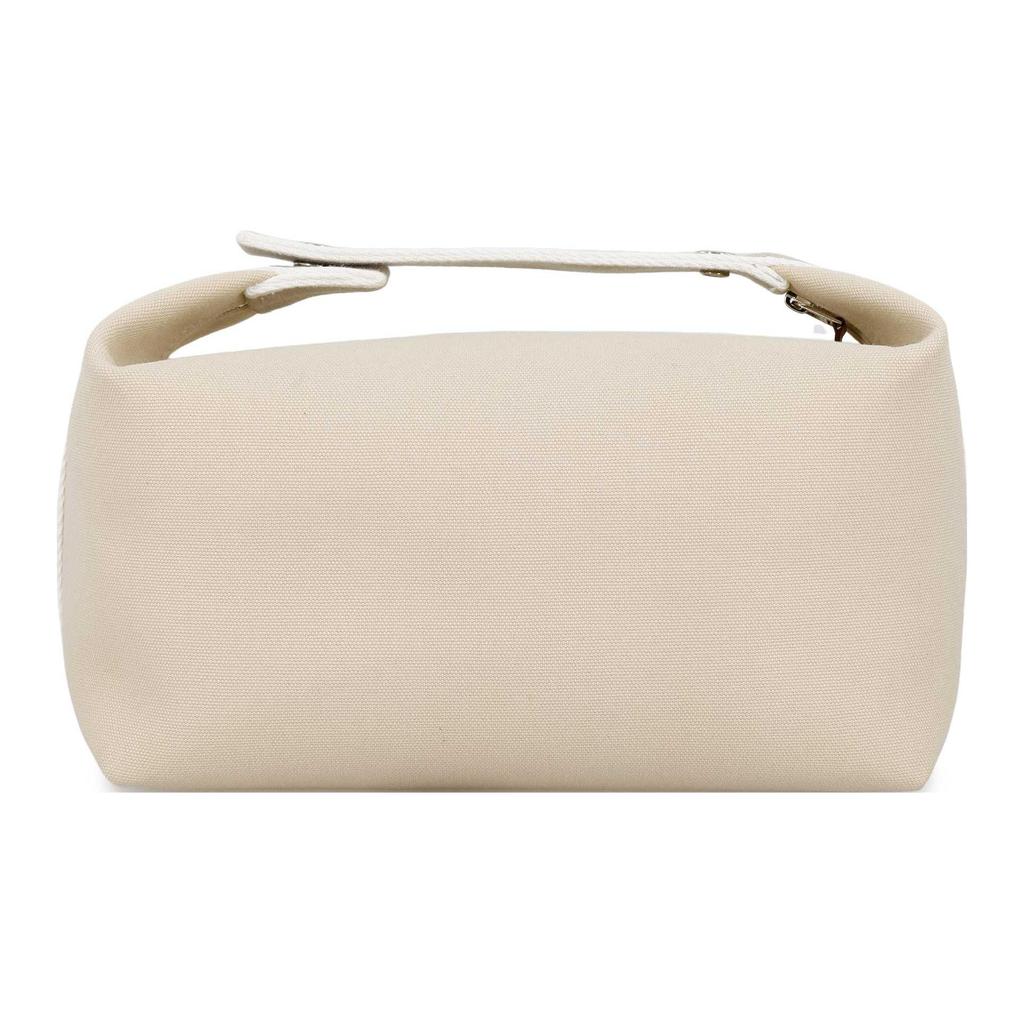 New HERMES Bride a Brac Cotton Storage Bags Toiletry Bags Large Size Women's Ecru H103223M-01