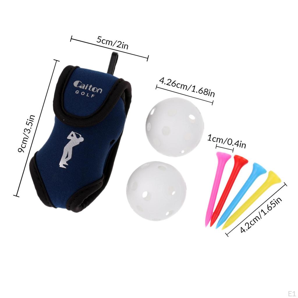 Golf Ball Holder belt pocket Balls And 4