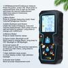 Handheld Laser Measure Double Level Bubble Rechargeable Measuring Meter 20 Memories Storage M/ Ft