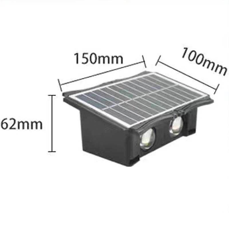 Waterproof Solar Wall Washer Light for Gardens and Courtyards