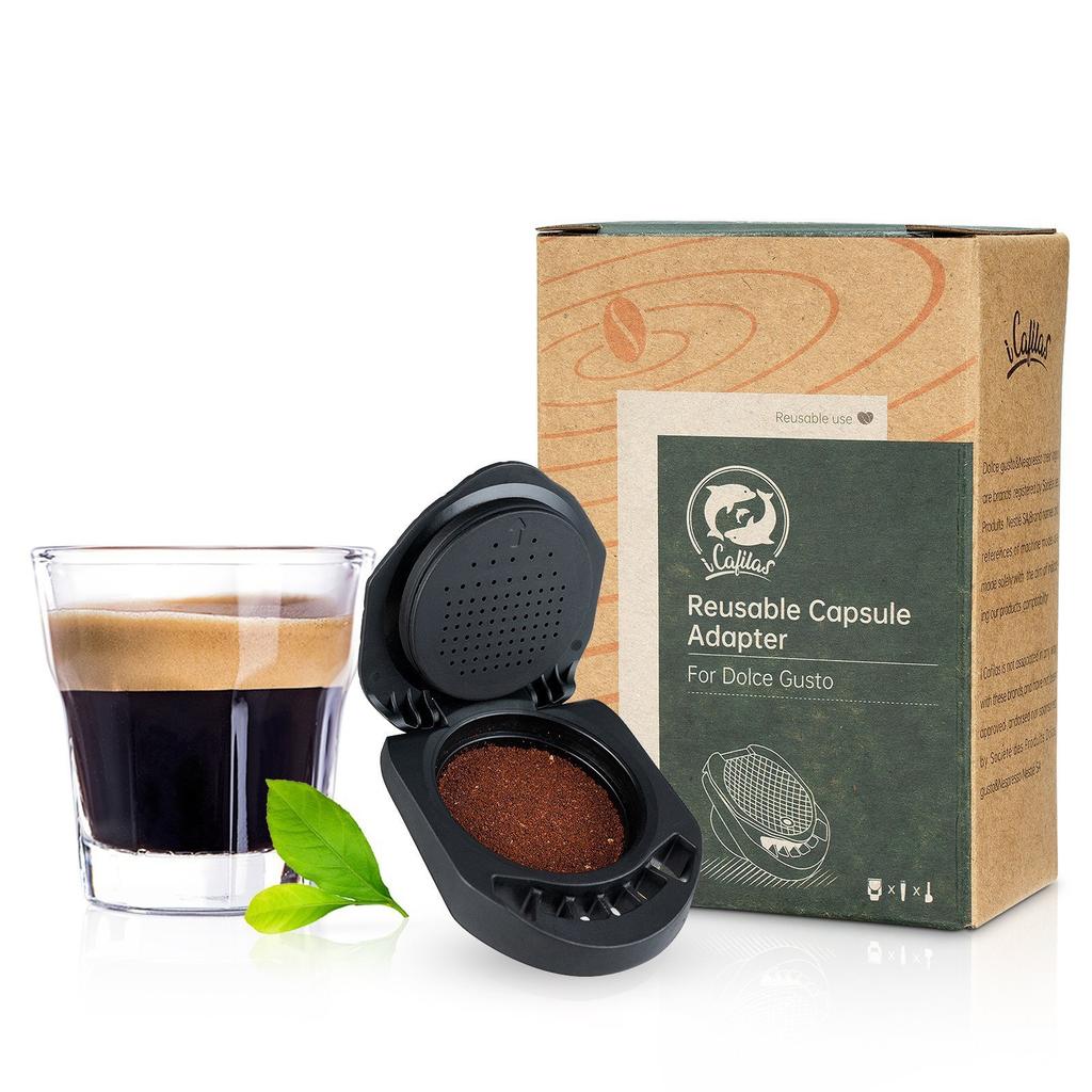 Capsule Converter, Duoqu Cool Capsule Coffee Filter Reusable Coffee Filter Converter