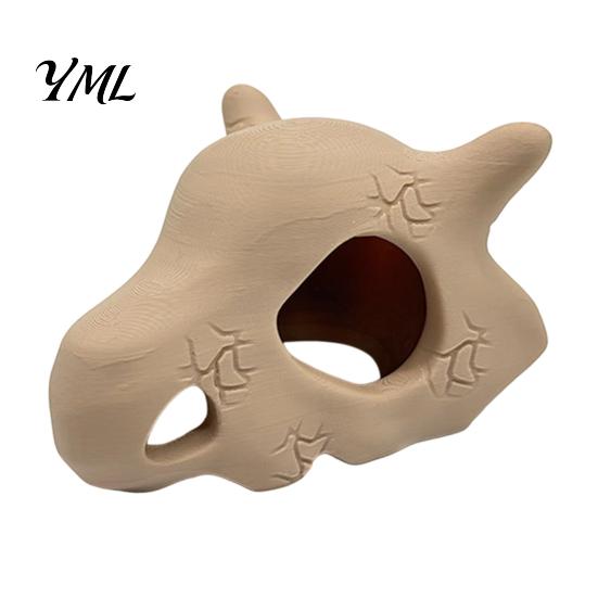 Shrimp Breeding House Skull Fish Tank Decoration Cave, Realistic Durable PLA Hideout Underwater Landscaping Decor Shelter, 3D Printed Habitat Ornament
