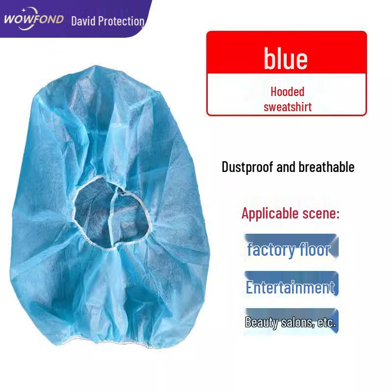 WOWFOND Disposable Non-Woven Head Cover One Size