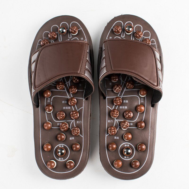 

Finger Pressure Foot Magnetic Therapy Home Non-Slip Massage Shoes M Size for Moxibustion (Suitable for Feet 39-40)